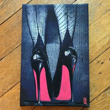 Louboutins sur toile